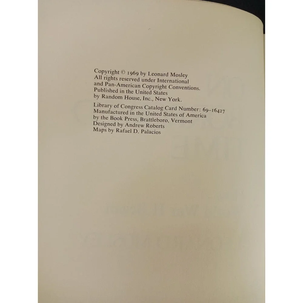 On Borrowed Time: How World War II Began by Leonard Mosley (1969,‎ Hardcover)